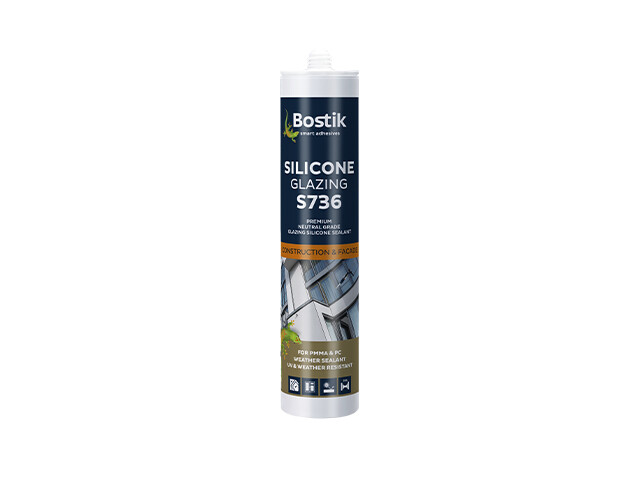 BOSTIK GLAZING SILICONE 280ML 